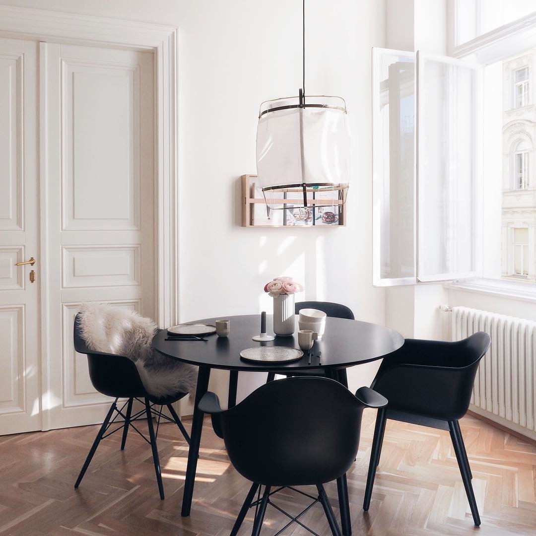 Melia - Bamboo and Fabric Pendant Light