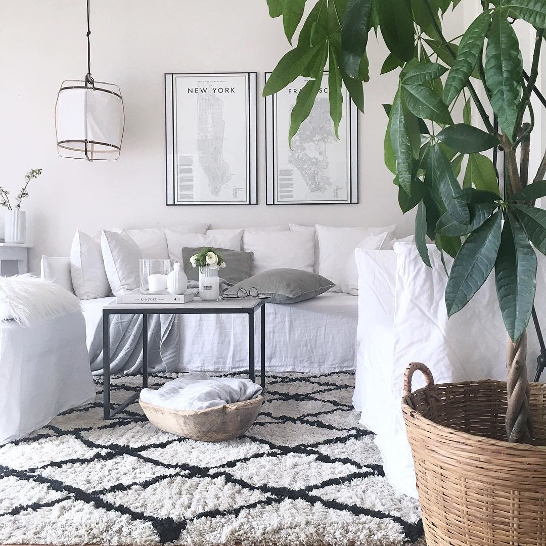 Melia - Bamboo and Fabric Pendant Light