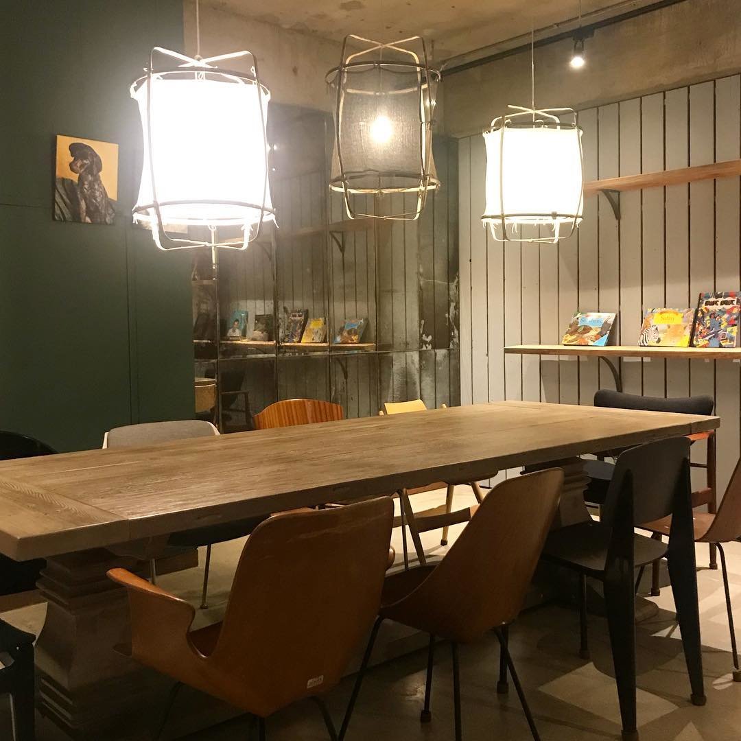 Melia - Bamboo and Fabric Pendant Light