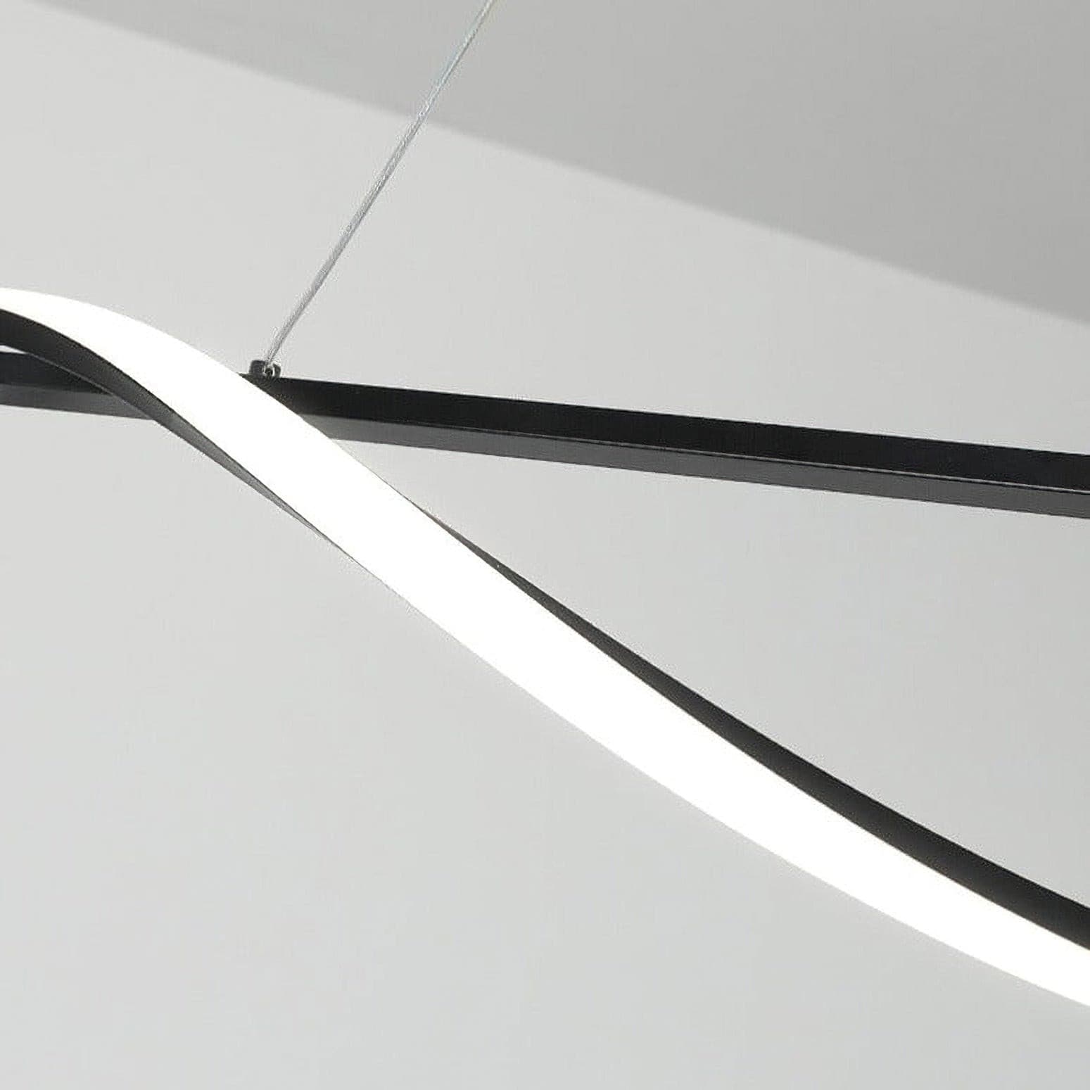 Black Wave Chandelier – detail 8