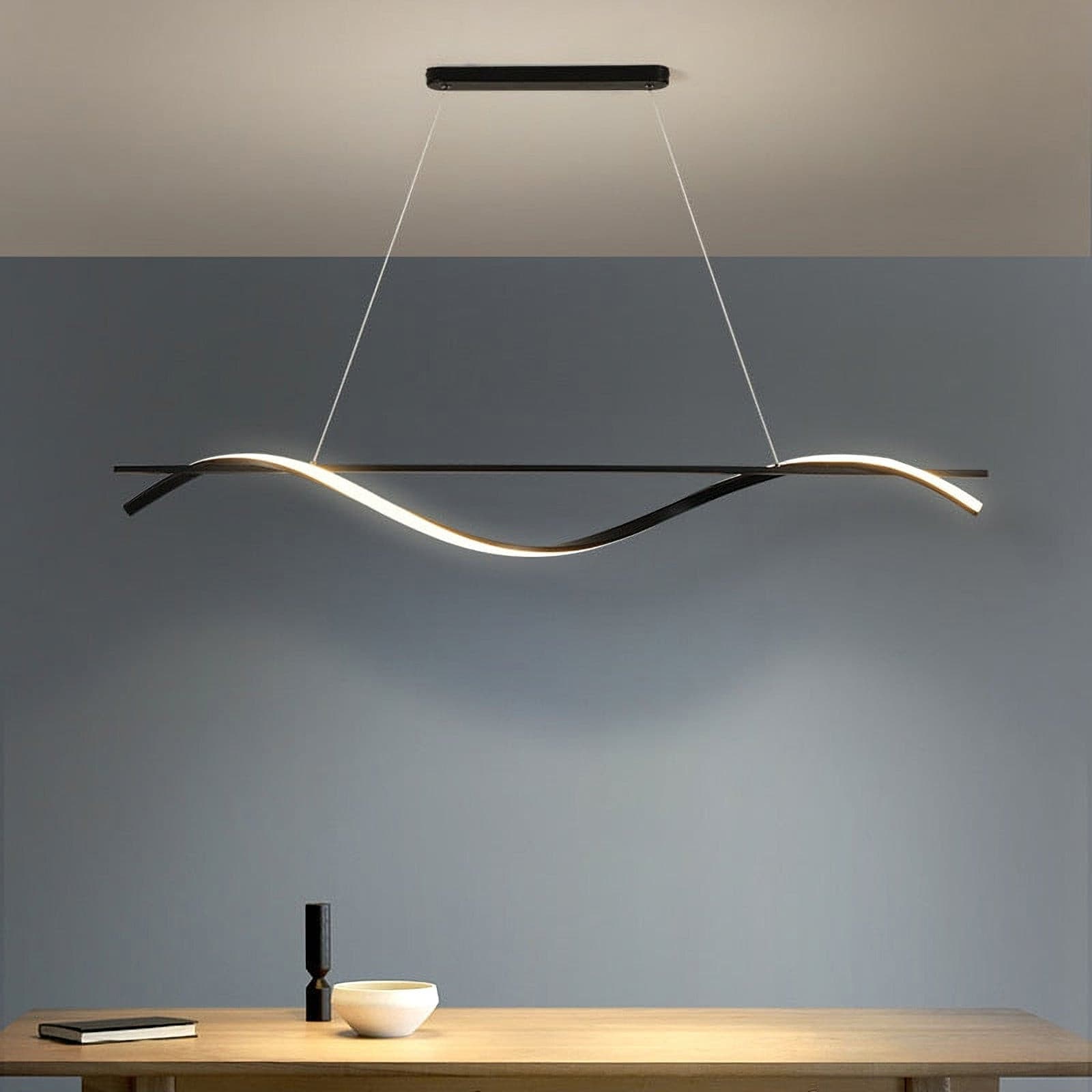 Black Wave Chandelier – detail 6