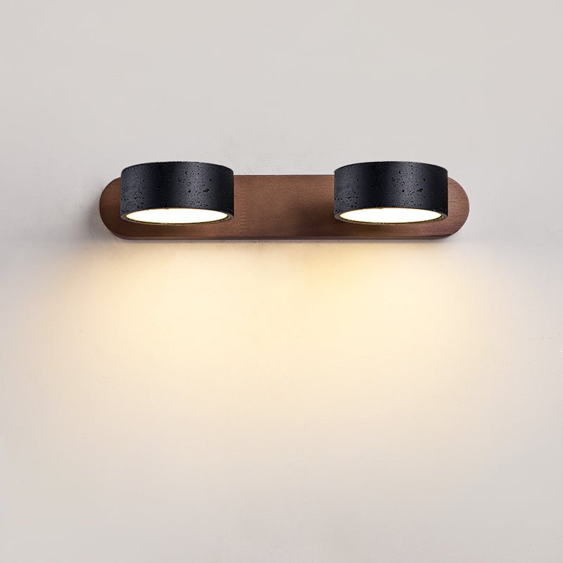 Nyx - Black Travertine Wall Light