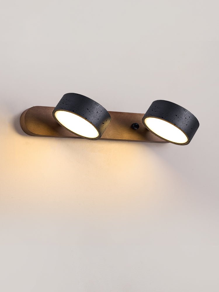 Nyx - Black Travertine Wall Light