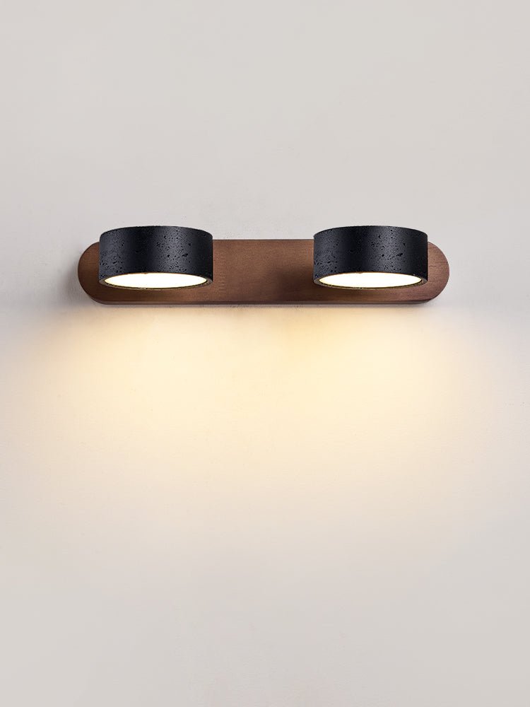 Nyx - Black Travertine Wall Light
