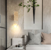 Euterpe - Travertine Cylinder Wall Sconce