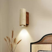 Euterpe - Travertine Cylinder Wall Sconce