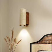 Euterpe - Travertine Cylinder Wall Sconce
