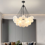 Pontos - Hand-Frosted Glass Bubble Chandelier