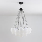 Pontos - Hand-Frosted Glass Bubble Chandelier