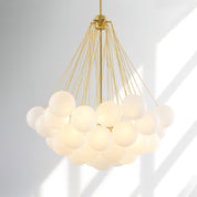 Pontos - Hand-Frosted Glass Bubble Chandelier
