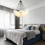 Pontos - Hand-Frosted Glass Bubble Chandelier