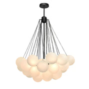 Pontos - Hand-Frosted Glass Bubble Chandelier