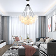 Pontos - Hand-Frosted Glass Bubble Chandelier