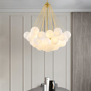 Pontos - Hand-Frosted Glass Bubble Chandelier