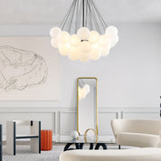 Pontos - Hand-Frosted Glass Bubble Chandelier