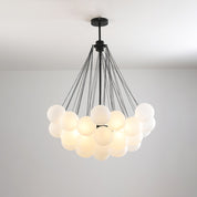 Pontos - Hand-Frosted Glass Bubble Chandelier