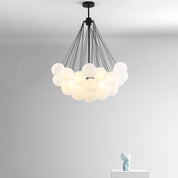Pontos - Hand-Frosted Glass Bubble Chandelier
