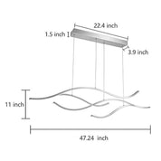 Zephyr - Curved LED Pendant Light