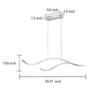 Zephyr - Curved LED Pendant Light