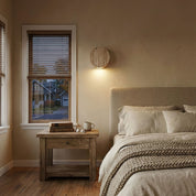 Nyssa - Travertine Downlight Sconce
