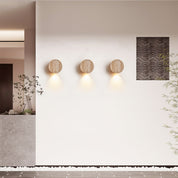Nyssa - Travertine Downlight Sconce