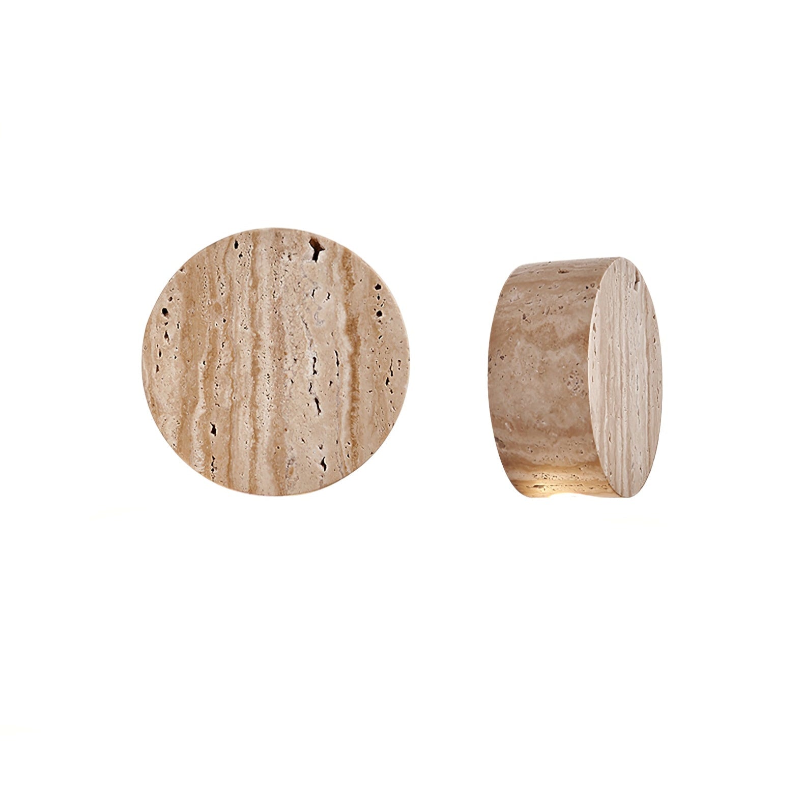 Nyssa - Travertine Downlight Sconce