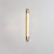Krios - Travertine and LED Tube Wall Bar