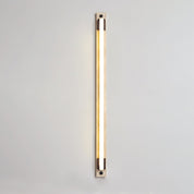 Krios - Travertine and LED Tube Wall Bar