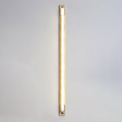 Krios - Travertine and LED Tube Wall Bar