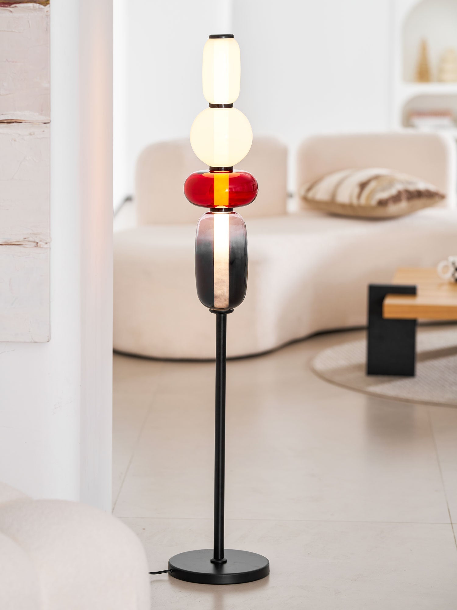 Speio - Hand-Blown Glass LED Floor Lamp