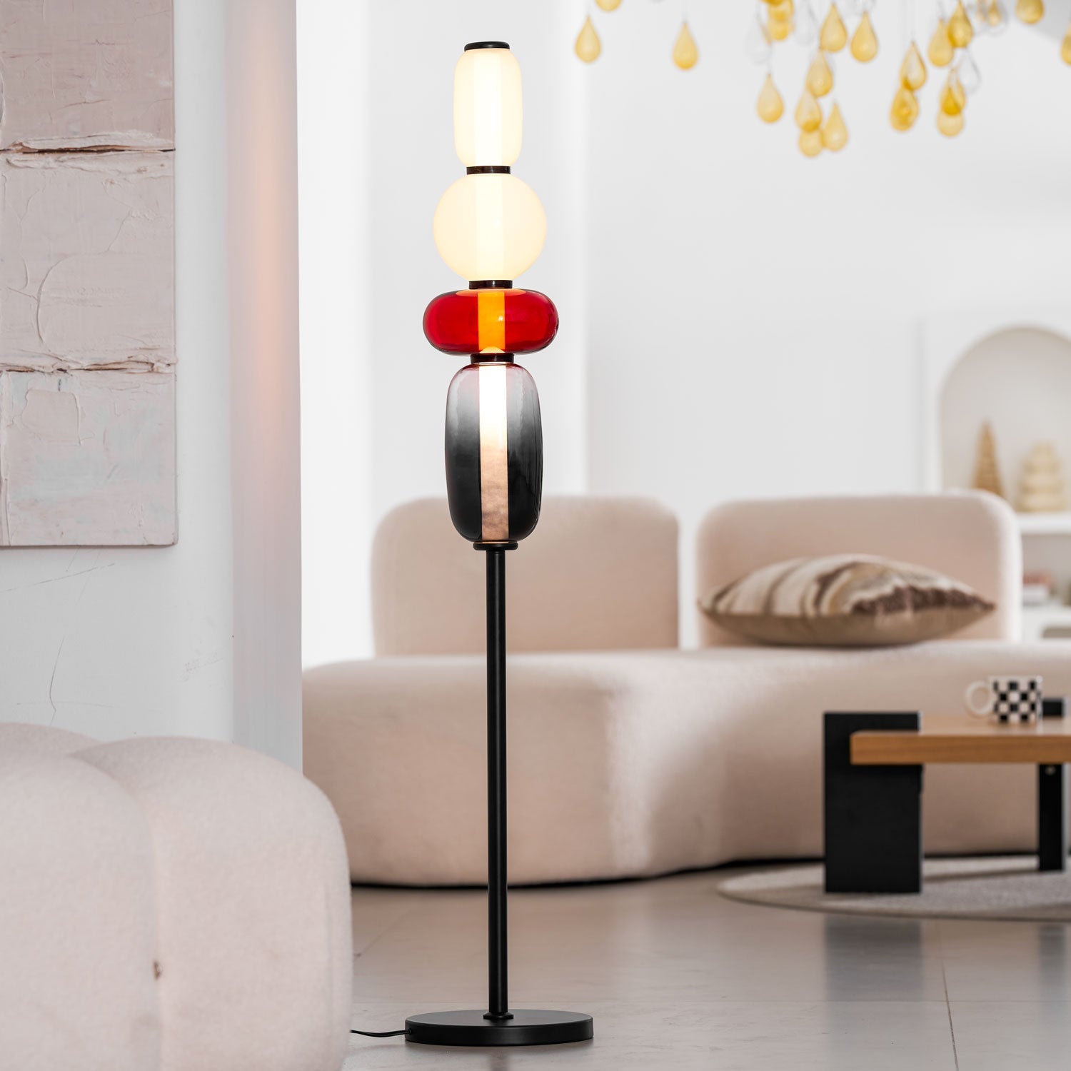 Speio - Hand-Blown Glass LED Floor Lamp