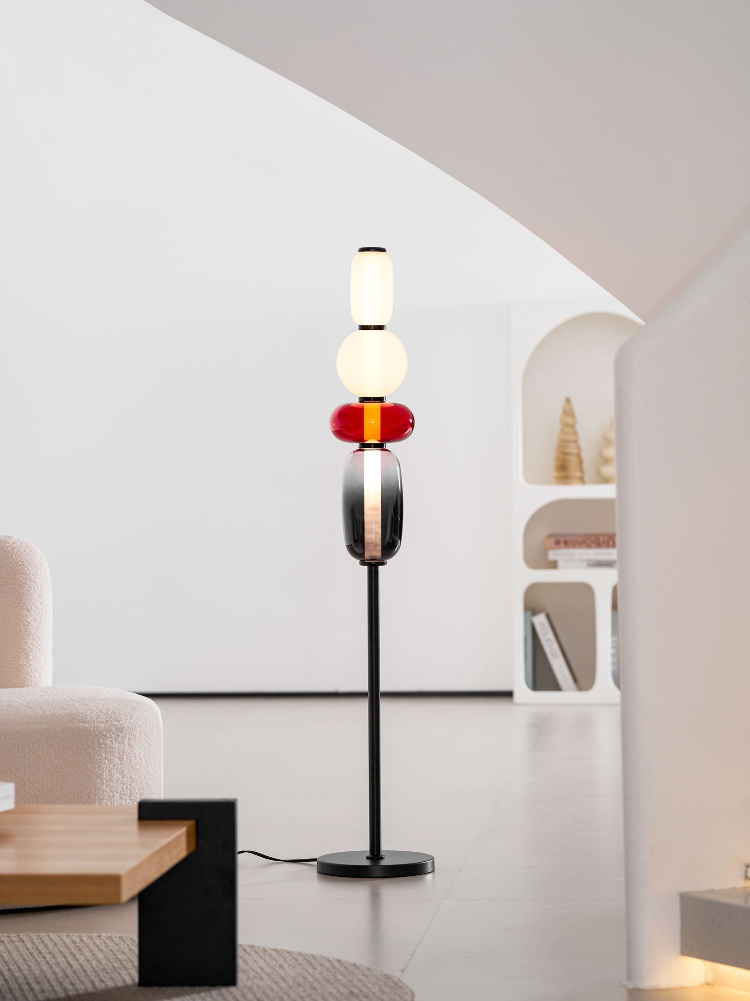 Speio - Hand-Blown Glass LED Floor Lamp