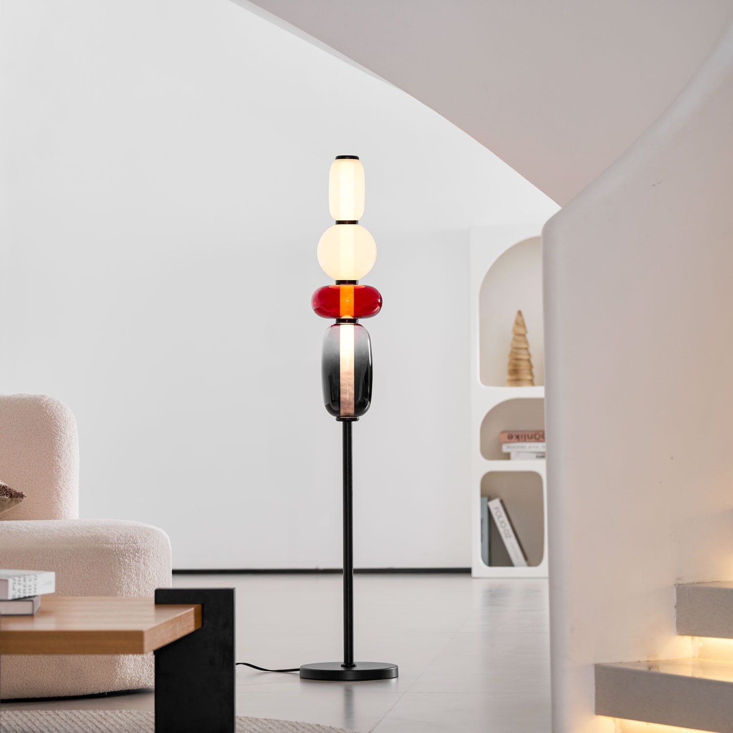 Speio - Hand-Blown Glass LED Floor Lamp