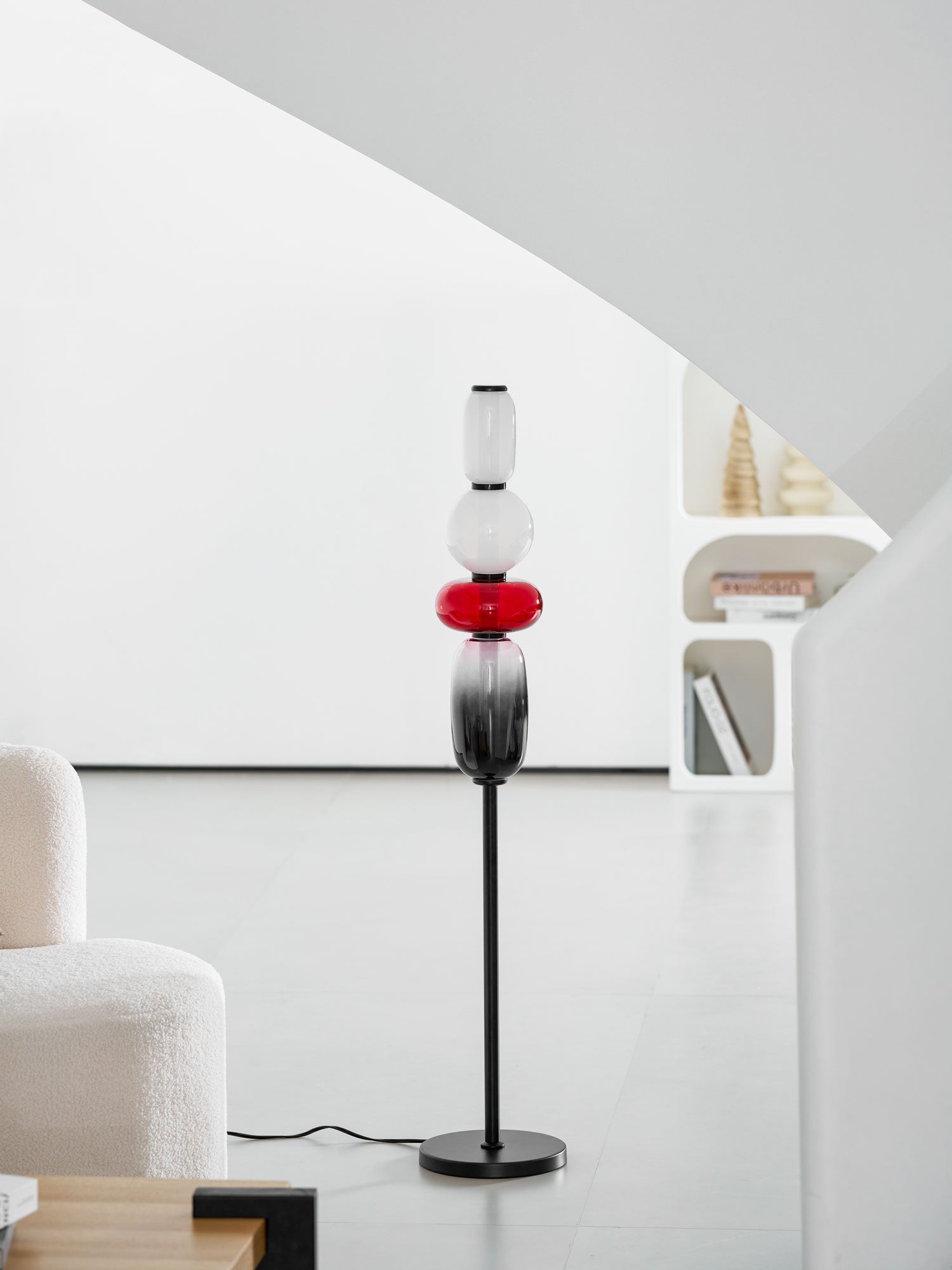 Speio - Hand-Blown Glass LED Floor Lamp