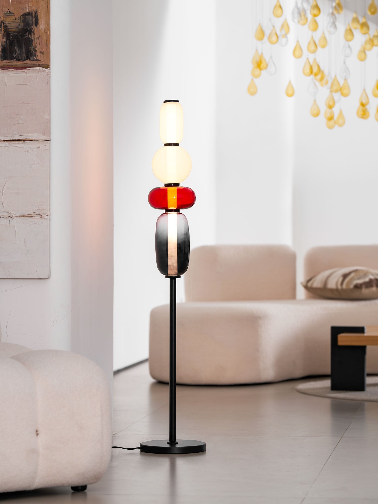 Speio - Hand-Blown Glass LED Floor Lamp