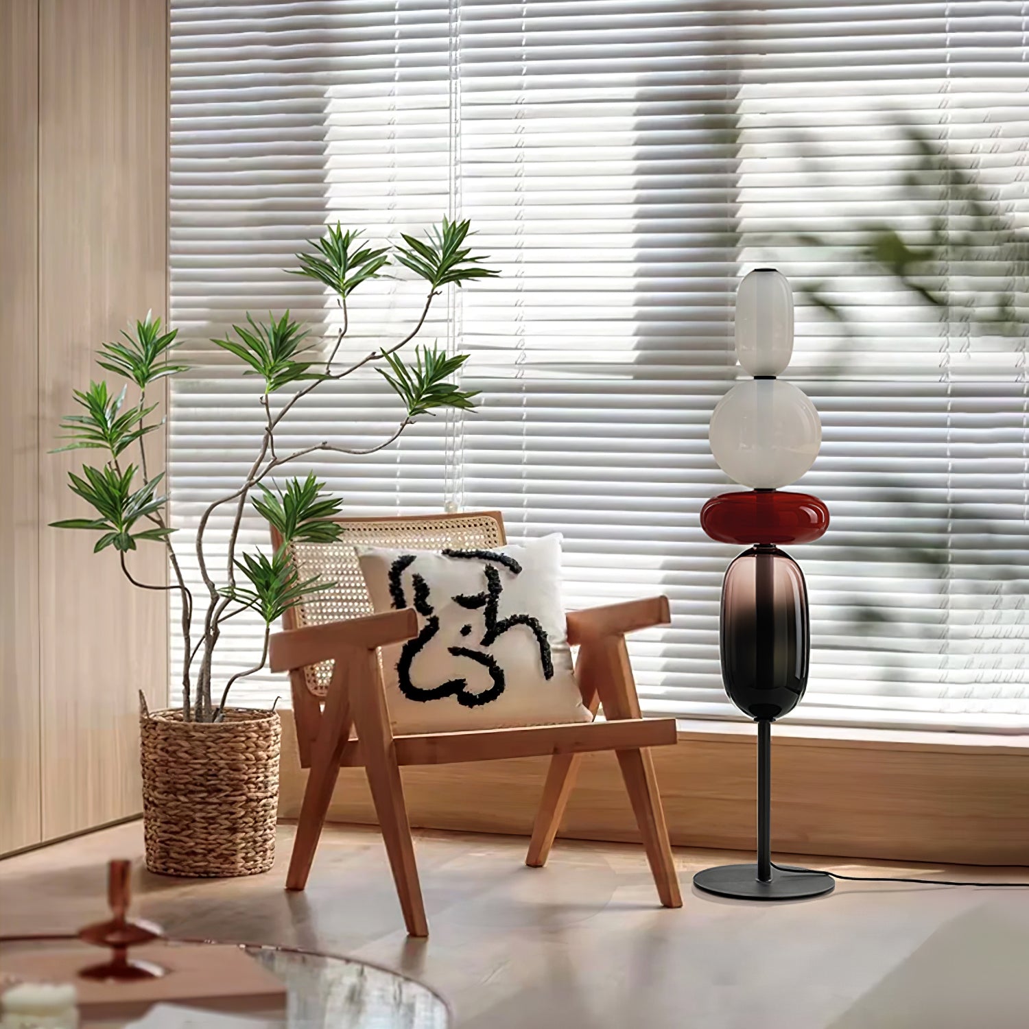 Speio - Hand-Blown Glass LED Floor Lamp