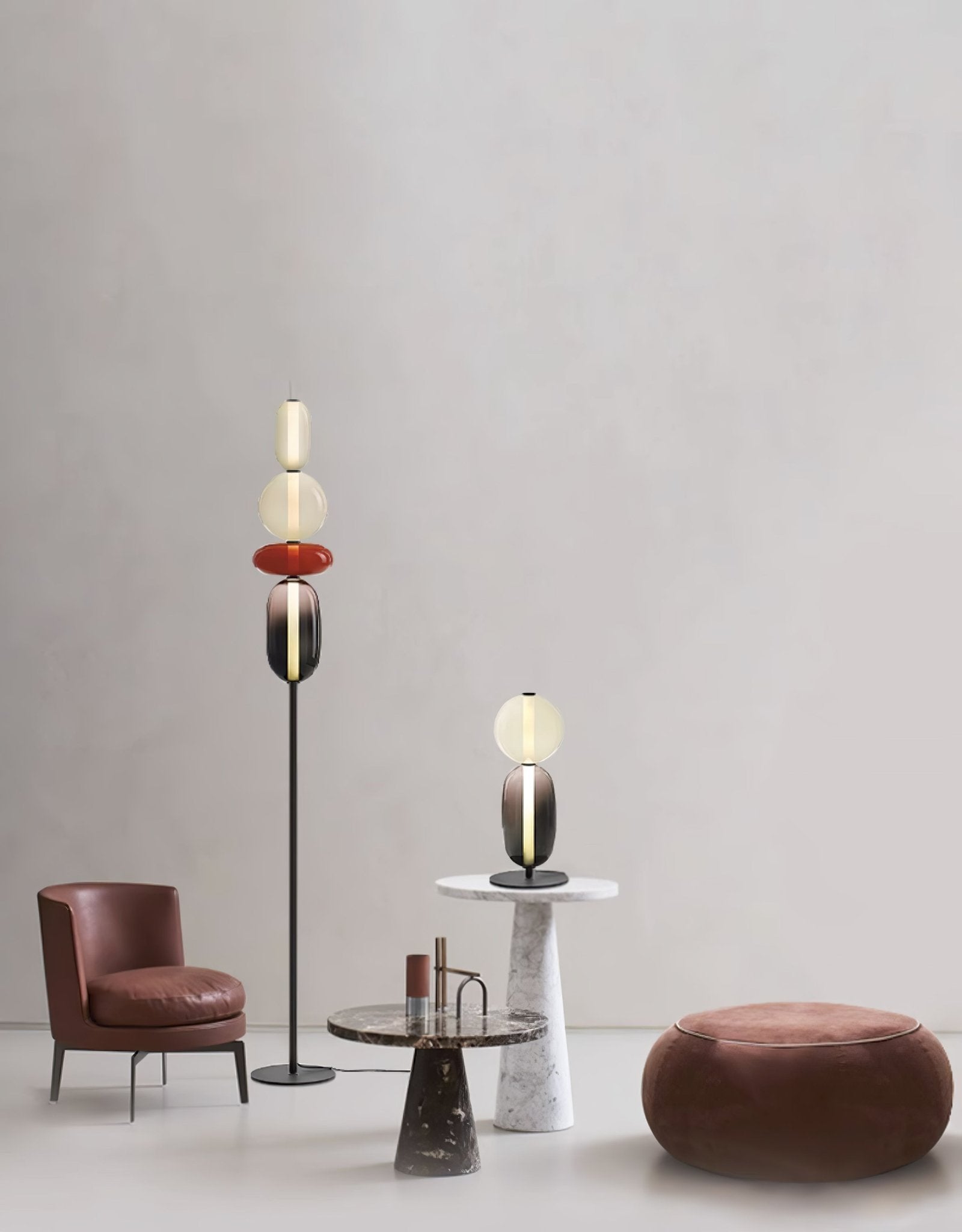 Speio - Hand-Blown Glass LED Floor Lamp