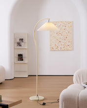 Kleodora - Pleated Linen Floor Lamp