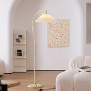 Kleodora - Pleated Linen Floor Lamp