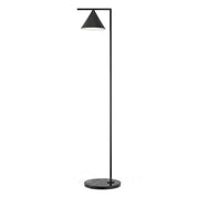 Pyrene - Carrara Marble Rotating Cone Floor Lamp
