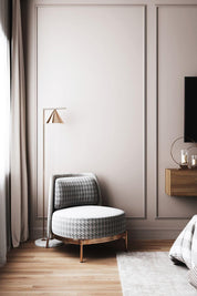 Pyrene - Carrara Marble Rotating Cone Floor Lamp