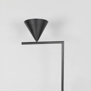 Pyrene - Carrara Marble Rotating Cone Floor Lamp