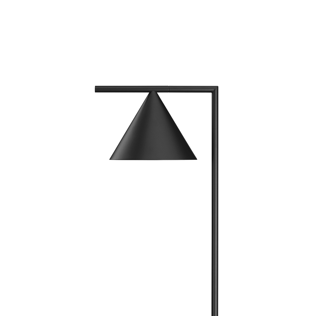 Pyrene - Carrara Marble Rotating Cone Floor Lamp