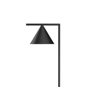 Pyrene - Carrara Marble Rotating Cone Floor Lamp