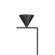 Pyrene - Carrara Marble Rotating Cone Floor Lamp