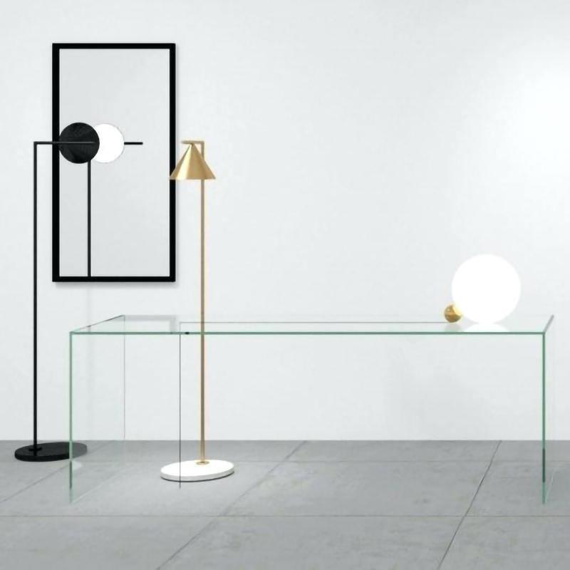 Pyrene - Carrara Marble Rotating Cone Floor Lamp