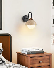 Aigina - Curved Travertine Wall Light
