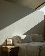 Pharos - Portable Wood and Glass Lantern Table Lamp