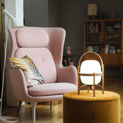 Pharos - Portable Wood and Glass Lantern Table Lamp