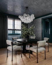 Pontos - Hand-Frosted Glass Bubble Chandelier